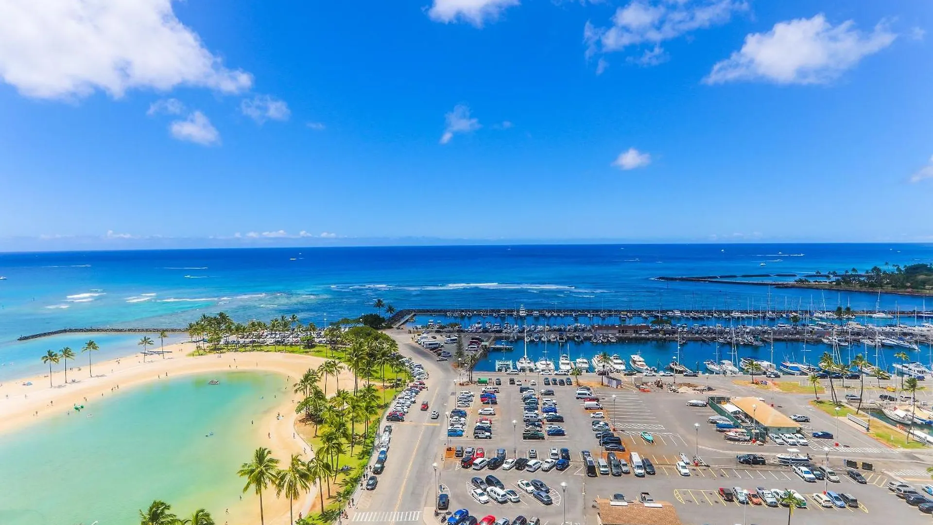 Ilikai Tower 1843 Yacht Harbor View 2Br Daire Honolulu 0*,