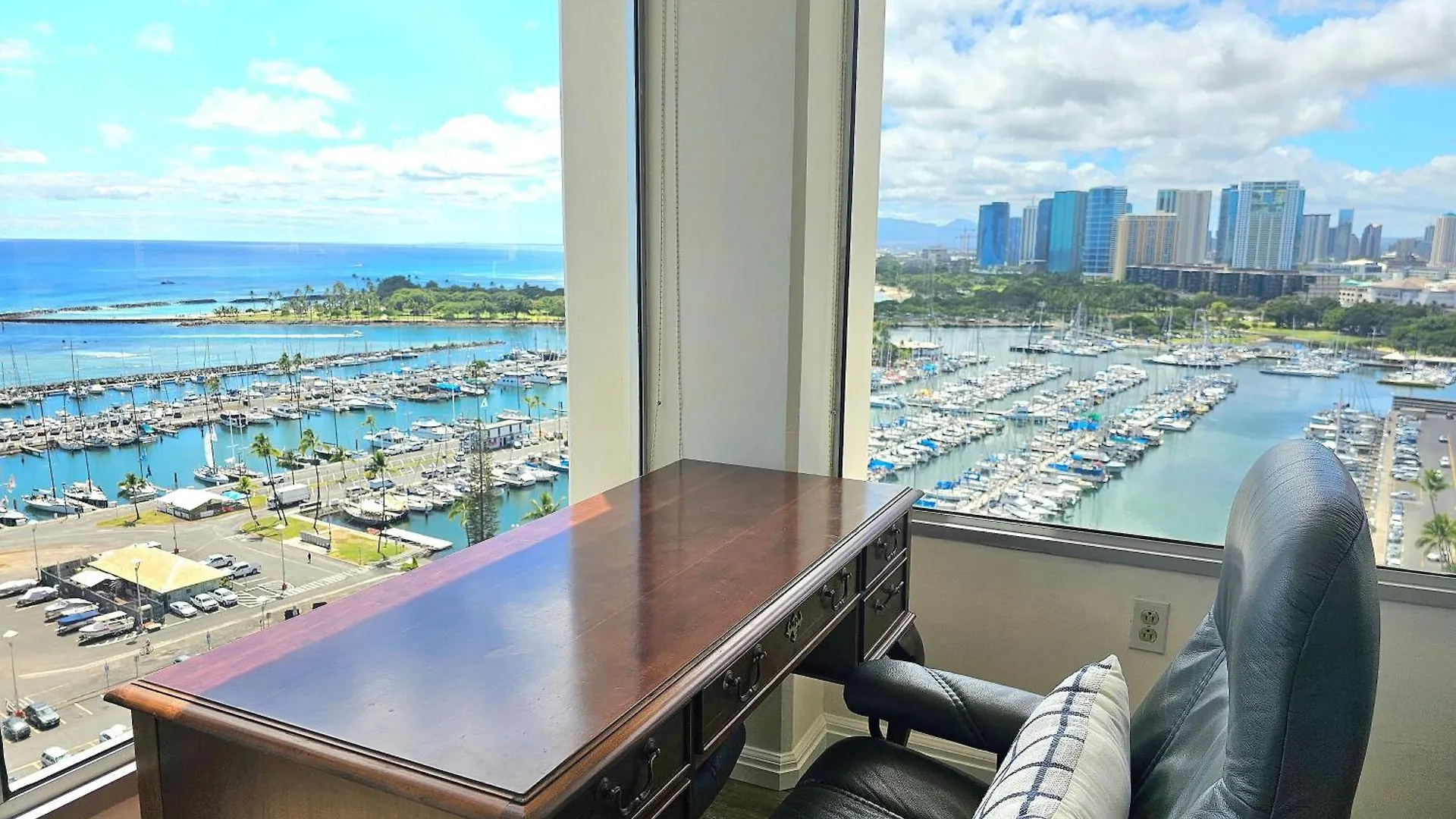 Ilikai Tower 1843 Yacht Harbor View 2Br Daire Honolulu