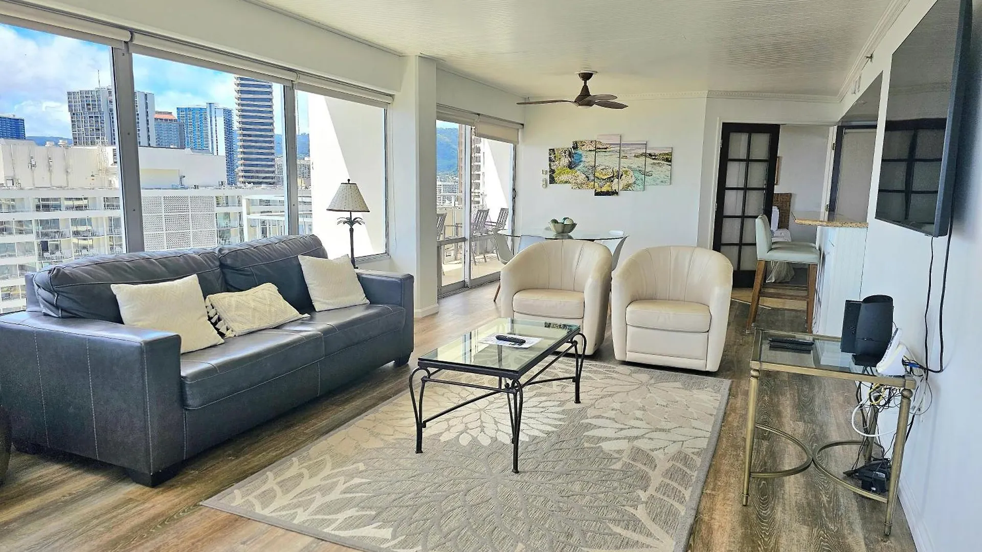 Ilikai Tower 1843 Yacht Harbor View 2Br Daire Honolulu