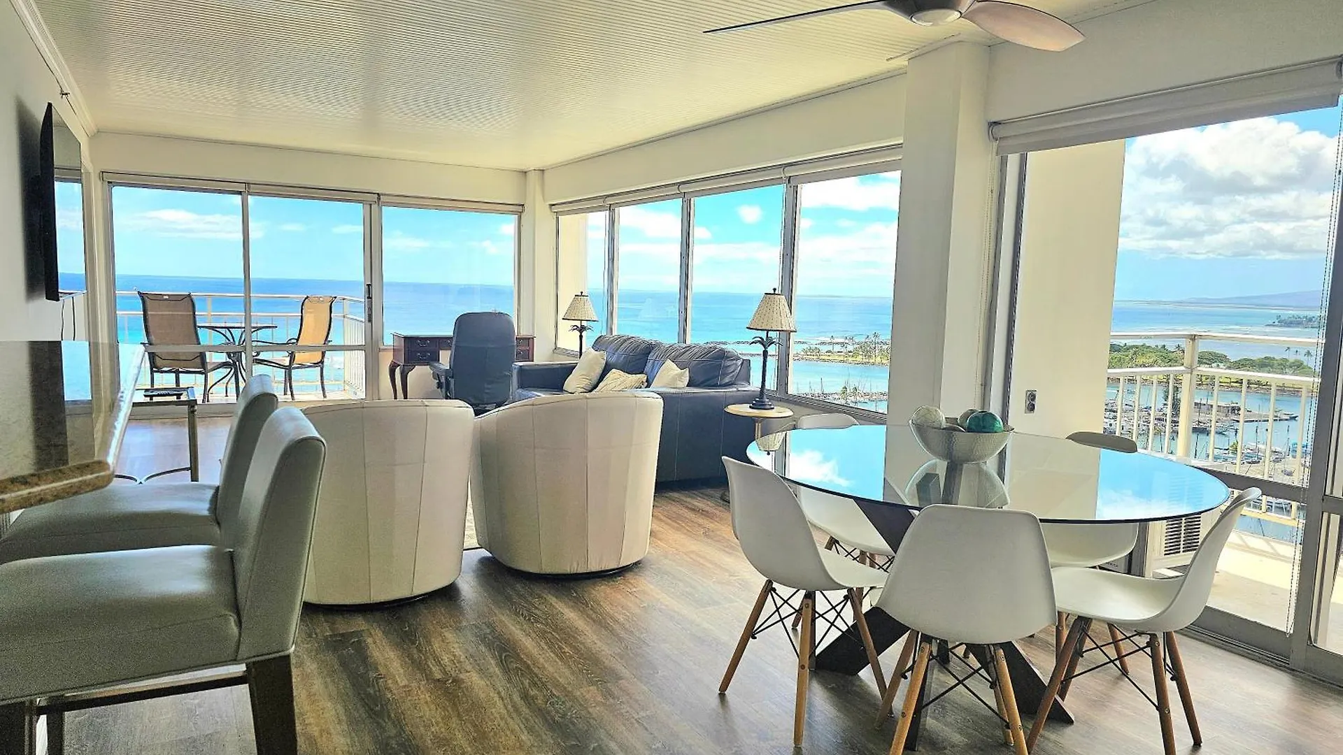 Ilikai Tower 1843 Yacht Harbor View 2Br Daire Honolulu